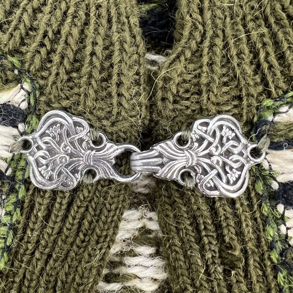 Norlender Norwegian Wool Cardigan Sweater Kids Euro Size 2 **READ** - Picture 2 of 9